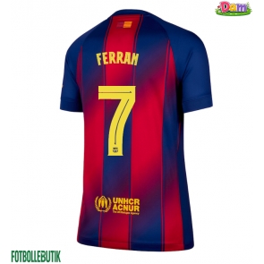 Barcelona Ferran Torres #7 Hemmatröja Kvinnor 2025-26 Kortärmad